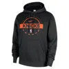Nike Men's Black New York Knicks 2025/26 Authentic Practice Club Pullover Hoodie In Black