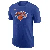 Nike Blue New York Knicks Essential T-shirt In Blue
