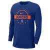 Nike Men's Blue New York Knicks 2025/26 Authentic Practice Club Sweatshirt In Blue