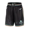 Nike Women's New York Liberty On-court Victory Performance Shorts In Black