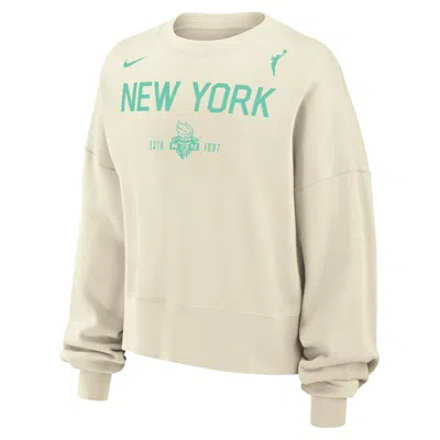 Nike New York Liberty Phoenix Fleece  Women's Wnba Crew-neck Sweatshirt