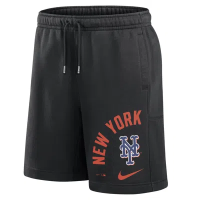 Nike New York Mets Arched Kicker  Men's Mlb Shorts In Black