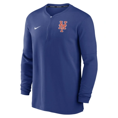NIKE NEW YORK METS AUTHENTIC COLLECTION GAME TIME  MEN'S DRI-FIT MLB 1/2-ZIP LONG-SLEEVE TOP,1015594867