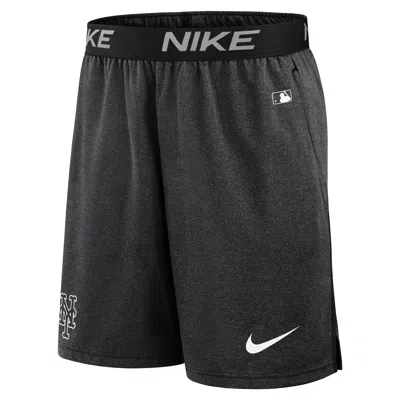 Nike New York Mets Authentic Collection Practice  Men's Dri-fit Mlb Shorts In Black
