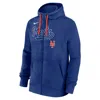 Nike Royal New York Mets Knockout Script Full-zip Hoodie In Blue