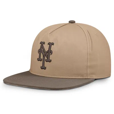 Nike New York Mets Statement  Men's Mlb Adjustable Hat In Brown