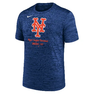 Nike New York Mets Velocity  Men's Dri-fit Mlb T-shirt In Blue