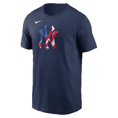 Nike New York Yankees Americana  Men's Mlb T-shirt In Blue