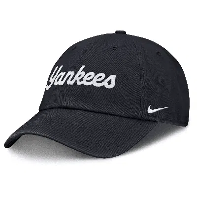Nike New York Yankees Club Menâs  Men's Mlb Adjustable Hat In Blue