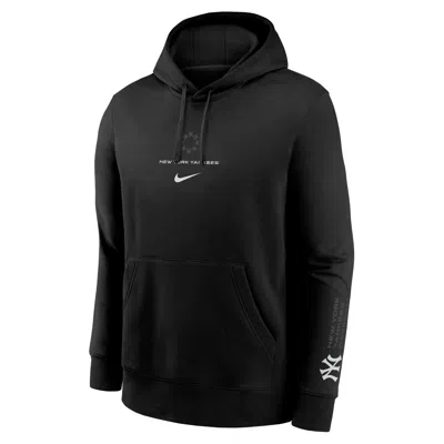 NIKE NEW YORK YANKEES FASHION CLUB  MEN'S MLB PULLOVER HOODIE,1015922095