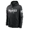 Nike New York Yankees Fashion Club  Men's Mlb Pullover Hoodie In Black