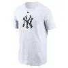 Nike White New York Yankees Legend Fuse Large Logo Performance T-shirt In White