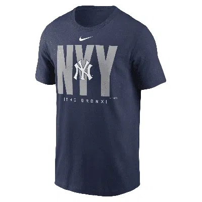 Nike New York Yankees Team Scoreboard  Men's Mlb T-shirt In Blue