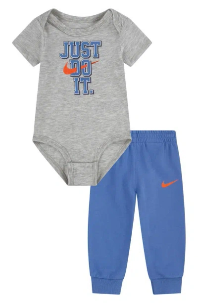 Nike Babies'  Next Gen Bodysuit & Pants Set In Star Blue