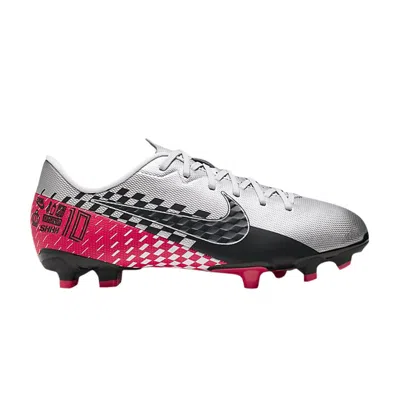 Pre-owned Nike Neymar Jr. X Mercurial Vapor 13 Academy Mg Gs 'speed Freak' | Silver | Kid's Size 5.5