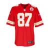 Nike-nfl American Football Jacket Men's Nfl Game Team Color Jersey No 87 Kelce Kanchi Original Team Colors In Multi