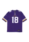 Nike-nfl American Football Man Nfl Game Home Jersey No 18 Jefferson Minvik Original Team Colors In Purple