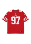 Nike-nfl Man Nfl Game Home Jersey No 97 Bosa Saf49e Original Team Colors In Red