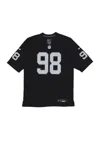Nike-nfl Man Nfl Game Home Jersey No 98 Crosby Lasrai Original Team Colors In Black