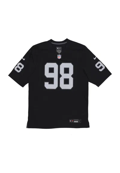 Nike-nfl Man Nfl Game Home Jersey No 98 Crosby Lasrai Original Team Colors In Black