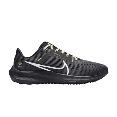 Pre-owned Nike Nfl X Air Zoom Pegasus 40 'new Orleans Saints' In Black