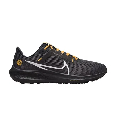 Pre-owned Nike Nfl X Air Zoom Pegasus 40 'pittsburgh Steelers' In Black