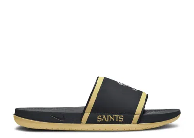 Nike Nfl X  Offcourt Slide 'new Orleans Saints' In Black