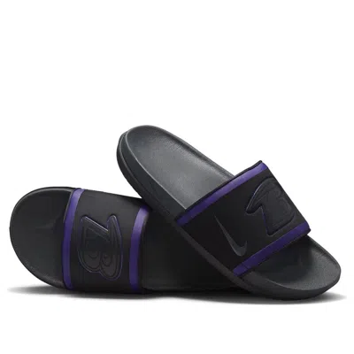Nike Nfl X Offcourt Slide 'baltimore Ravens' In Black