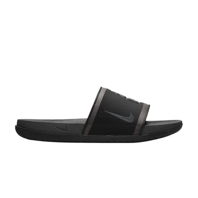 Pre-owned Nike Nfl X Offcourt Slide 'cleveland Browns' In Black