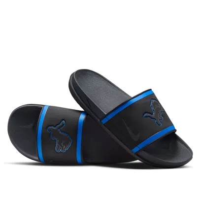 Nike Nfl X Offcourt Slide 'detroit Lions' In Black