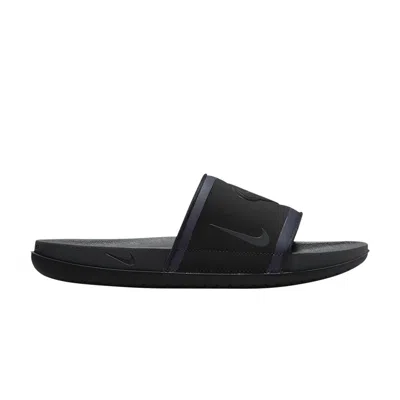 Pre-owned Nike Nfl X Offcourt Slide 'houston Texans' In Black
