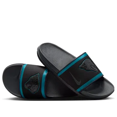 Nike Nfl X Offcourt Slide 'jacksonville Jaguars' In Black