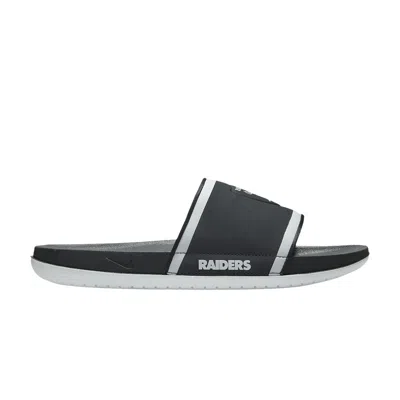 Pre-owned Nike Nfl X Offcourt Slide 'las Vegas Raiders 2023' In Black