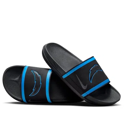 Nike Nfl X Offcourt Slide 'los Angeles Chargers' In Black