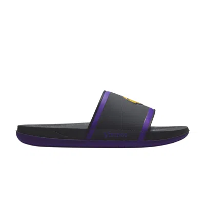 Pre-owned Nike Nfl X Offcourt Slide 'minnesota Vikings 2024' In Black