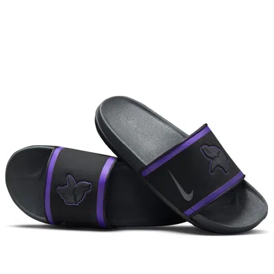 Nike Nfl X Offcourt Slide 'minnesota Vikings' In Black