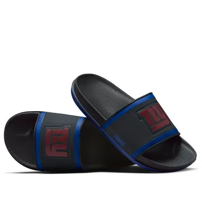 Nike Nfl X Offcourt Slide 'new York Giants' In Black