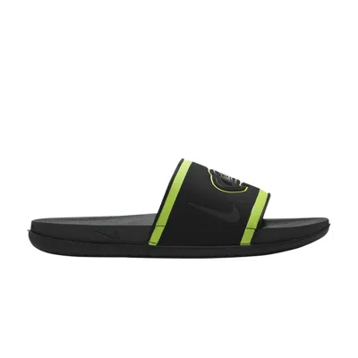 Pre-owned Nike Nfl X Offcourt Slide 'seattle Seahawks' In Black
