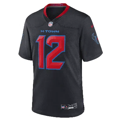 Nike Nico Collins Houston Texans  Men's Nfl Game Football Jersey In Blue