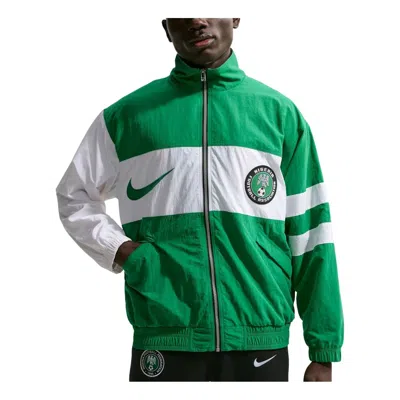 Nike Nigeria 1996 Reissue Football Replica Tracksuit Jacket 'green White Black'