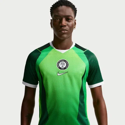 Nike Nigeria 2026 Stadium Home  Men's Dri-fit Soccer Short-sleeve Jersey In Green