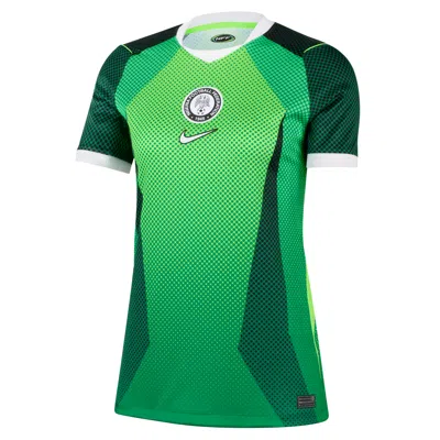 Nike Nigeria 2026 Stadium Home  Women's Dri-fit Soccer Short-sleeve Jersey In Green