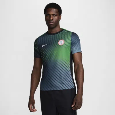 Nike Nigeria Academy Pro  Men's Dri-fit Soccer Pre-match Short-sleeve Top In Multi