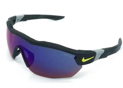 Pre-owned Nike Nik Show X3 Lit Sunglasssdj556001361) In Matte Black/grey (l