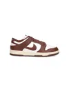 Nike Dunk Low Lace-up Sneakers In Brown
