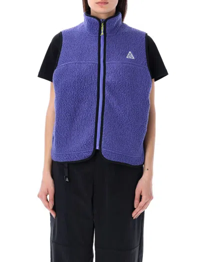 Nike Acg Polartech Vest In Persian Violet