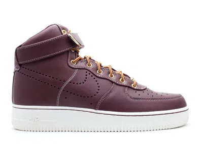 Nike Air Force 1 High Premium Le 'work Boot' In Red
