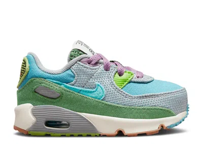 Nike Babies'   Air Max 90 Se Td 'sun Club - Worn Blue Treeline' In Multi