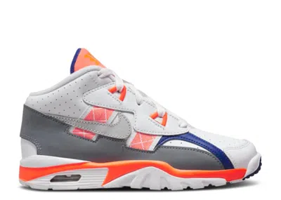 Nike Kids' Air Trainer Sc Low-top Sneakers In White/light Grey/grey