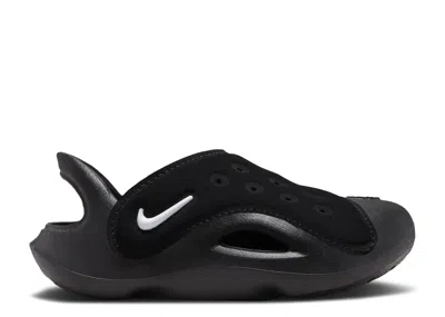 Nike Babies'   Aqua Swoosh Sandal Td 'black'